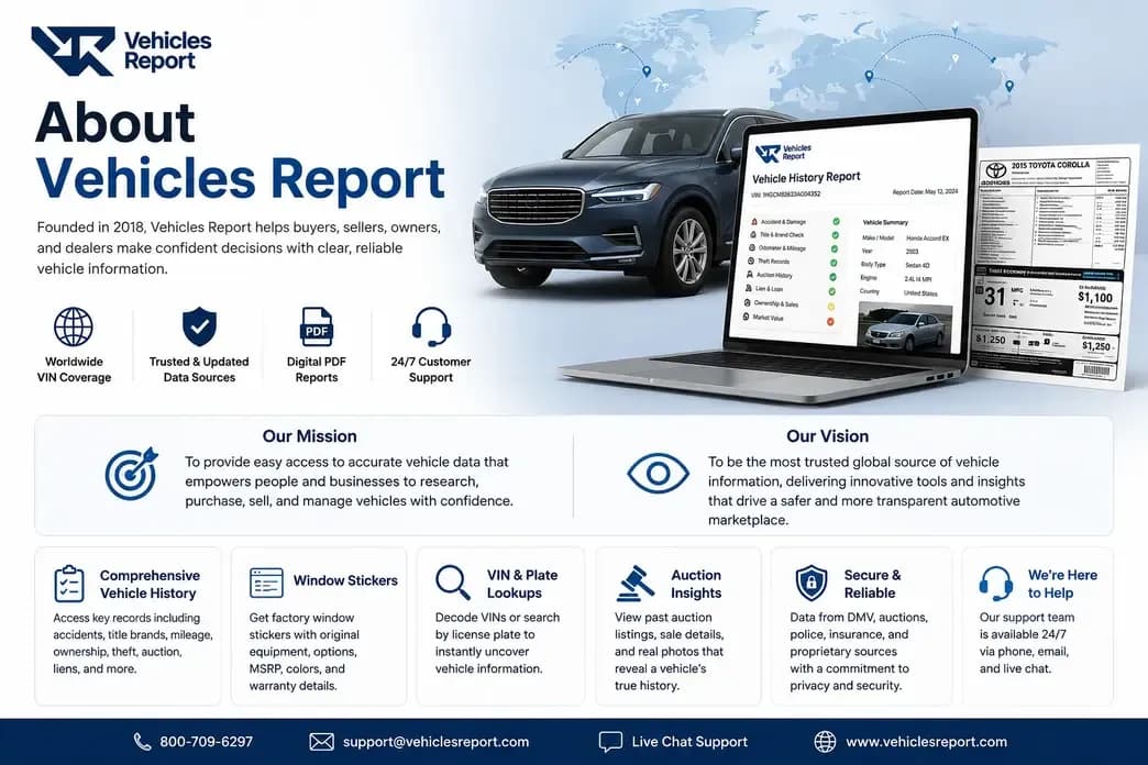 About Vehicles Report