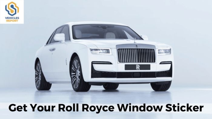 Roll Royce Window Sticker