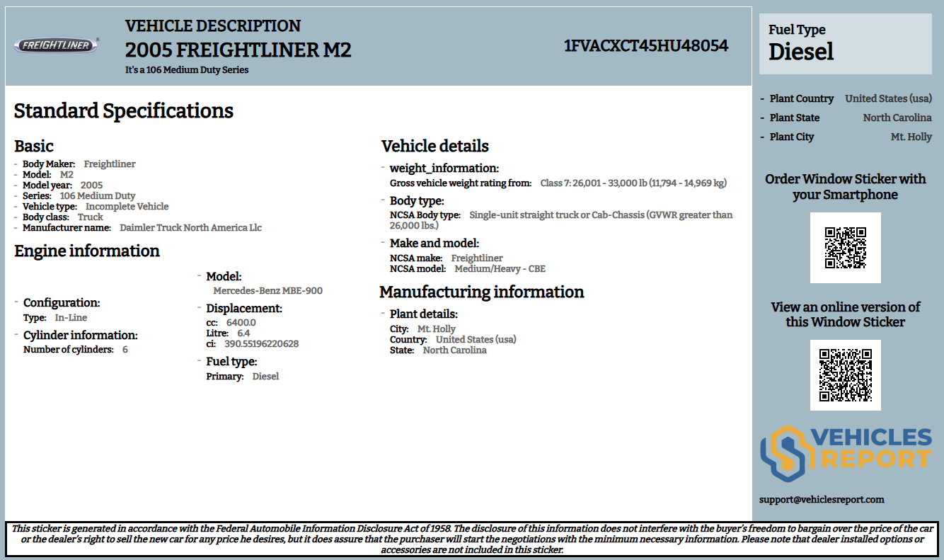 International Window Sticker
