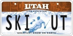 Utah Greatest Snow on Earth Plate