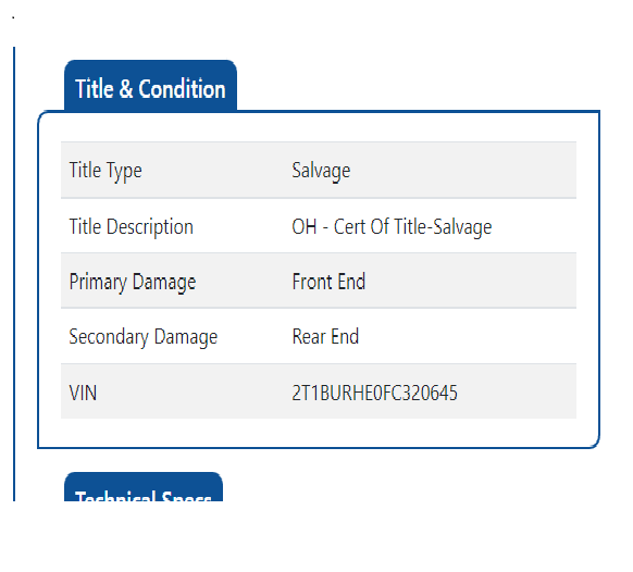 Should I buy a salvage repaired car?