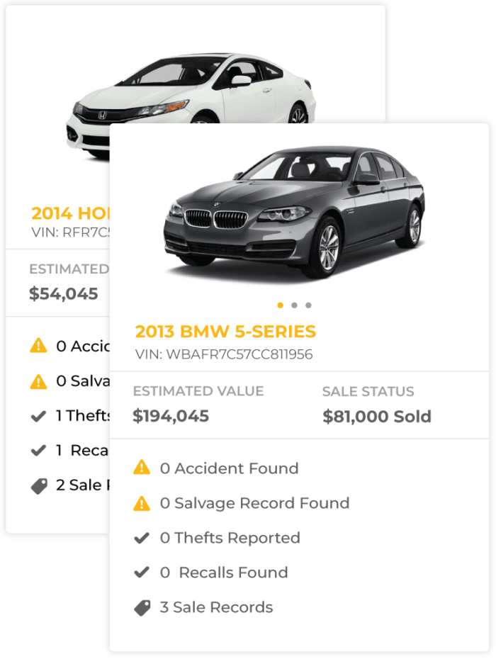 Get Vehicle History Report by VIN and License Plate Lookup