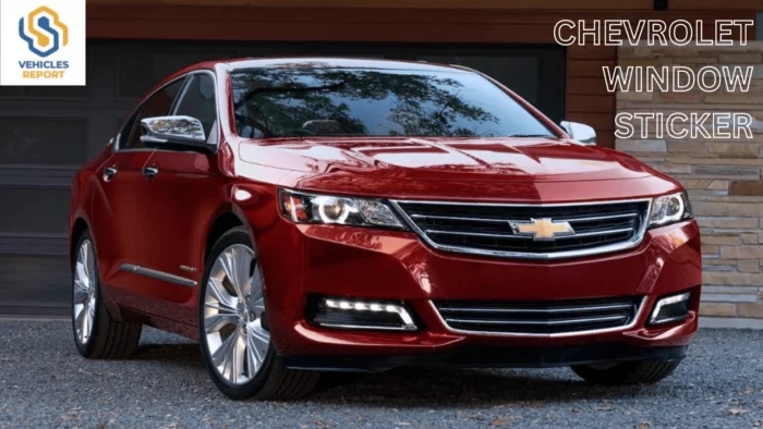 Chevrolet Window Sticker by VIN Lookup