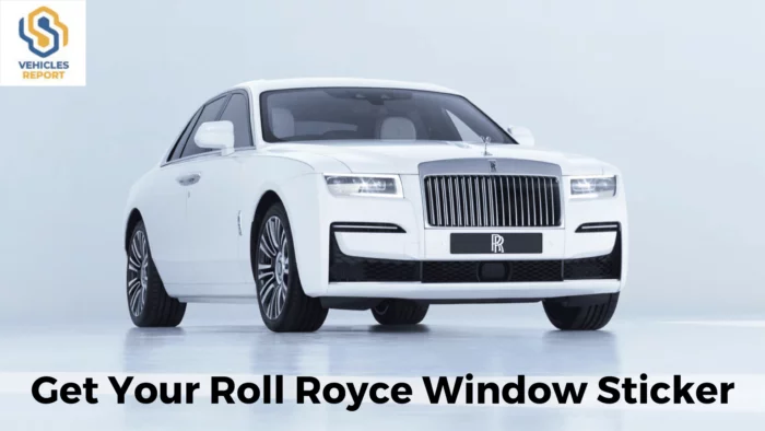 Roll Royce Window Sticker