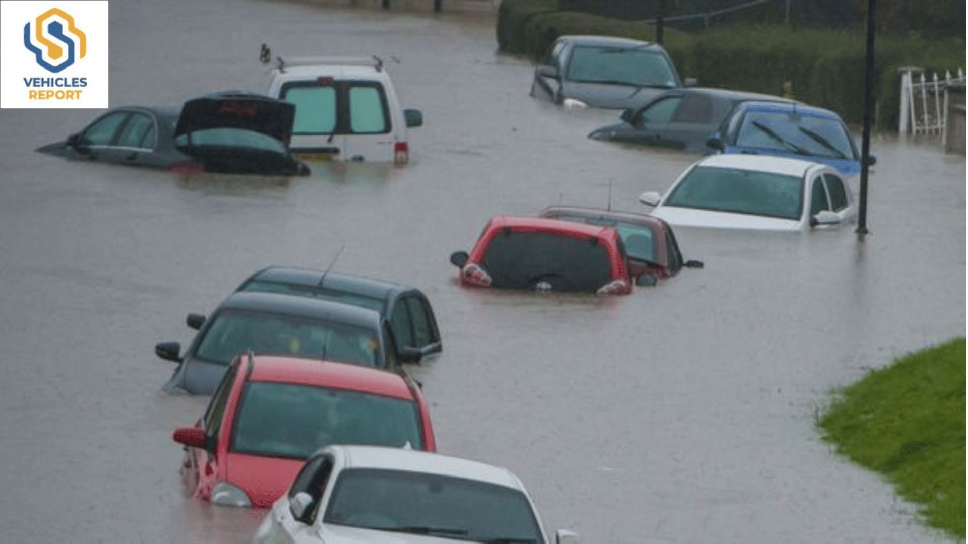 Flood-damaged cars