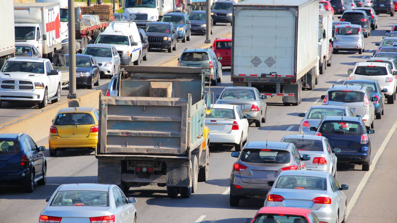 Don’t drive in heavy traffic or bad weather